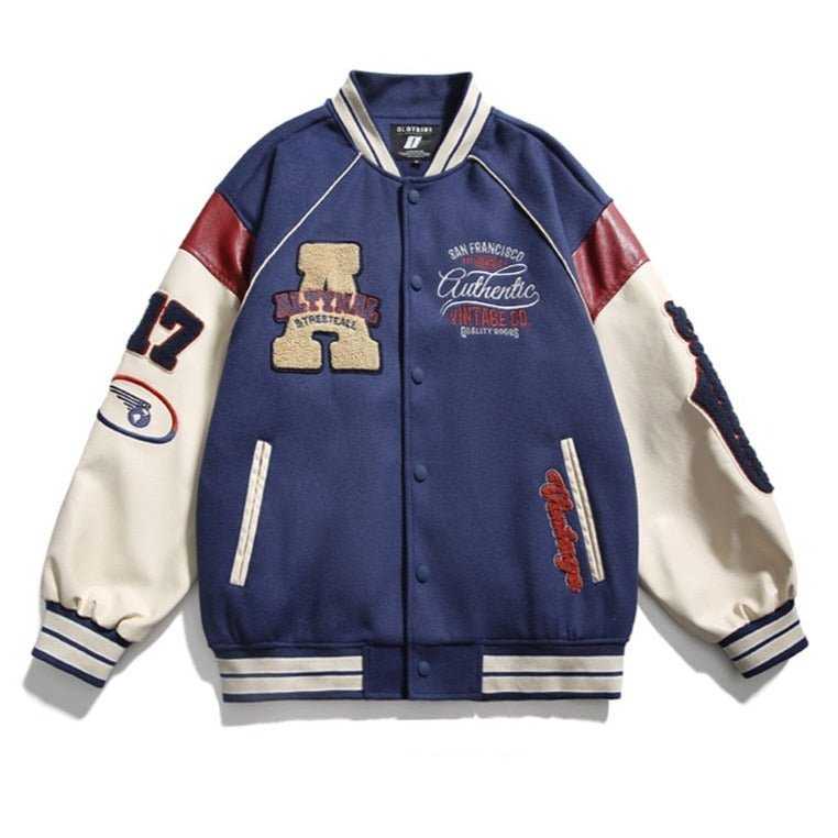 ALTYNAL Embroidered Varsity Baseball Jacket