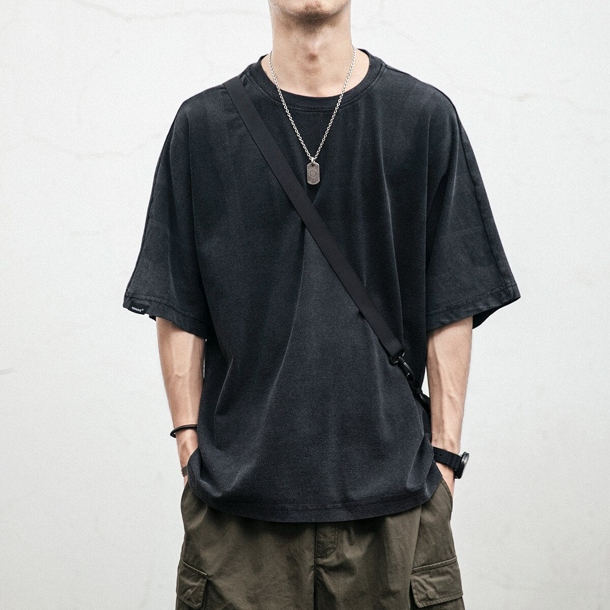 Japanese Distressed Oversized T-Shirt - Free shipping + Up to 40% ...